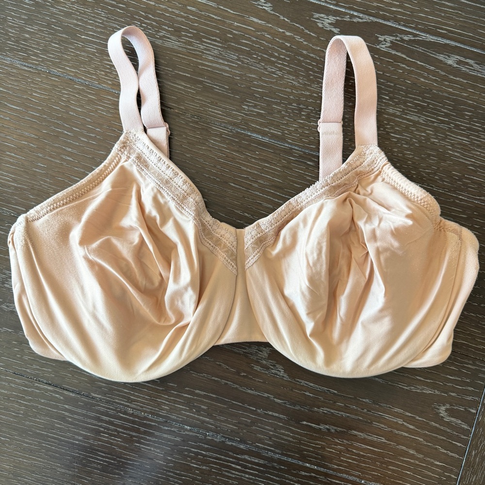 Wacoal 855213 Perfect Primer Full Figure Underwire‎ Bra 36G Nude Beige Unlined